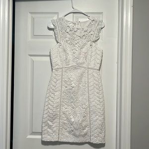 Lilly Pulitzer, white lace, size 2 dress